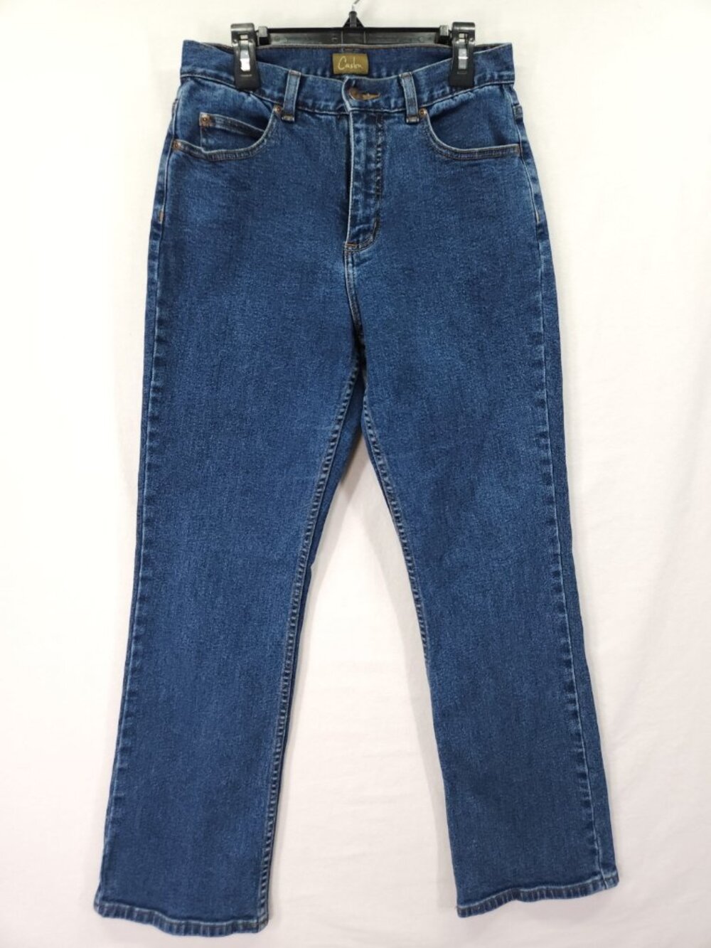 Vintage Caslon Size 8 Petite 27x28 High Rise Straight Leg Mom Jeans 90s Retro